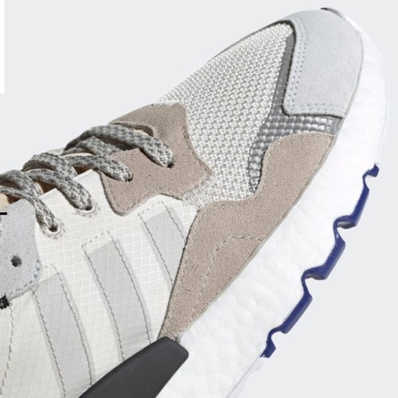 Adidas Nite Jogger in Raw White/Grey/Active Blue NWT main image 12